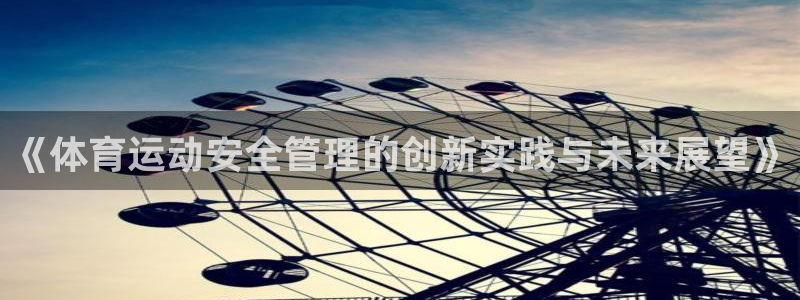 哈哈体育下载：《体育运动安全管理的创新实践与未来展望》